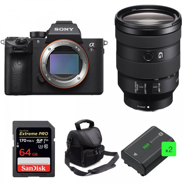 Sony ALPHA 7R III + FE 24-105 mm F4 G OSS + SanDisk 64GB Extreme PRO 170 MB/s + 2 NP-FZ100 + Bag-1