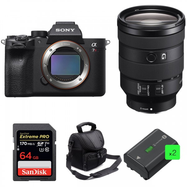 Sony A7R IV + FE 24-105 mm F4 G OSS + SanDisk 64GB Extreme PRO 170 MB/s + 2 Sony NP-FZ100 + Bolsa - Cámara mirrorless|MCZ DIRECT