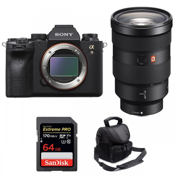 Sony A9 II + FE 24-70mm f/2.8 GM + SanDisk 64GB Extreme PRO UHS-I SDXC 170 MB/s + Bolsa - Cámara mirrorless-1