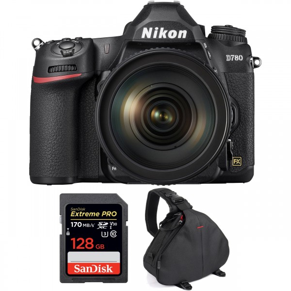 Nikon D780 + 24-120mm F4G ED VR + SanDisk 128GB Extreme PRO UHS-I SDXC 170 MB/s + Sac - Appareil photo Reflex-1