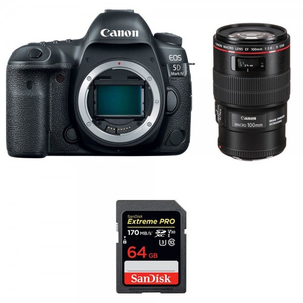 Canon EOS 5D Mark IV + EF 100mm f/2.8L Macro IS USM + SanDisk 64GB Extreme PRO UHS-I SDXC 170 MB/s-1