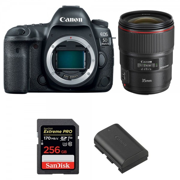 Canon EOS 5D Mark IV + EF 35mm f/1.4L II USM + SanDisk 256GB Extreme PRO UHS-I SDXC 170 MB/s + LP-E6N-1