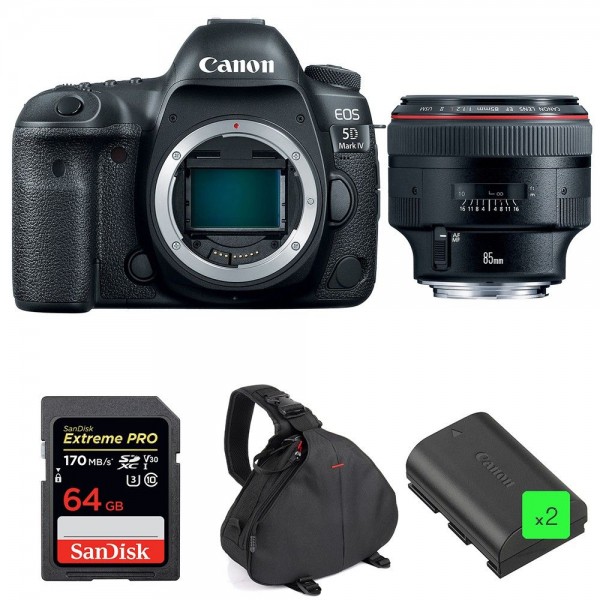 Canon EOS 5D Mark IV + EF 85mm f/1.2L II USM + SanDisk 64GB UHS-I S...