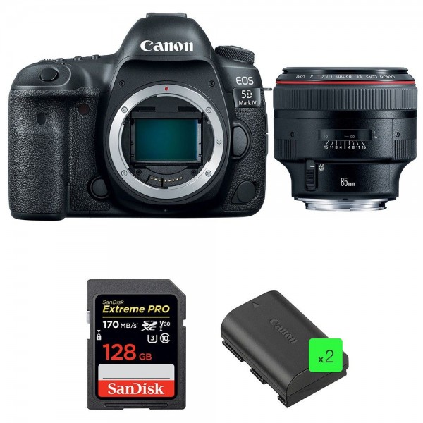 Canon 5D Mark IV + EF 85mm f/1.2L II USM + SanDisk 128GB Extreme PRO UHS-I SDXC 170 MB/s + 2 LP-E6N-1