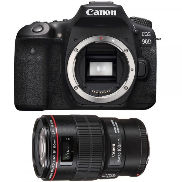 Canon 90D + EF 100mm f/2.8L Macro IS USM - Cámara reflex|MCZ DIRECT