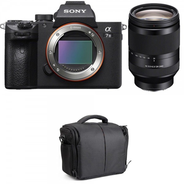 Sony Alpha 7 III + FE 24-240 mm f/3.5-6.3 OSS + Bag|MCZ DIRECT