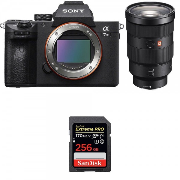 Sony Alpha 7 III + FE 24-70 mm f/2.8 GM + SanDisk 256GB Extreme PRO UHS-I SDXC 170 MB/s|MCZ DIRECT