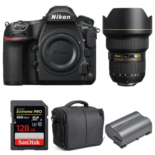 Nikon D850 + 14-24mm f/2.8G ED + SanDisk 128GB Extreme PRO UHS-II SDXC 300MB/s + EN-EL15b  + Camera Bag-10