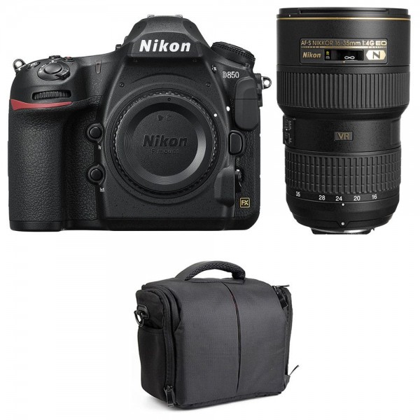 Nikon D850 + 16-35mm F4G ED VR + Sac - Appareil photo Reflex|MCZ DIRECT