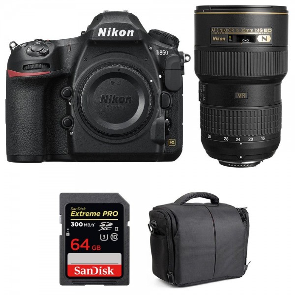 Nikon D850 + 16-35mm f/4G ED VR + SanDisk 64GB Extreme PRO UHS-II SDXC 300MB/s + Camera Bag-10