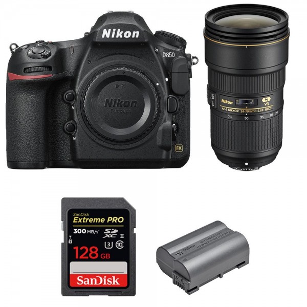 Nikon D850 + 24-70mm f/2.8E ED VR + SanDisk 128GB Extreme PRO UHS-II SDXC 300MB/s + EN-EL15b - Cámara reflex-10