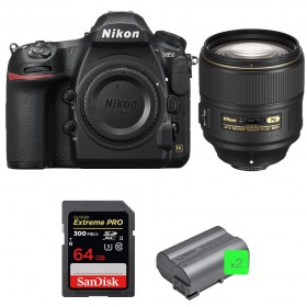 Nikon D850 + 105mm f/1.4E ED + SanDisk 64GB Extreme PRO UHS-II SDXC 300MB/s + 2 EN-EL15b-10