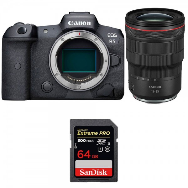 Canon EOS R5 + RF 15-35mm f/2.8L IS USM + SanDisk 64GB Extreme PRO UHS-II SDXC 300 MB/s-1