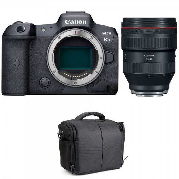 Canon R5 + RF 28-70mm F2L USM + Sac - Appareil Photo Professionnel|MCZ DIRECT