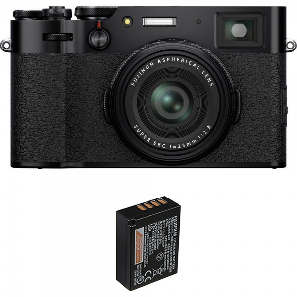 Fujifilm X100V Black + 1 Fujifilm NP-W126S-1