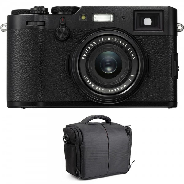 Appareil photo Compact Fujifilm X100F Noir + Sac-1