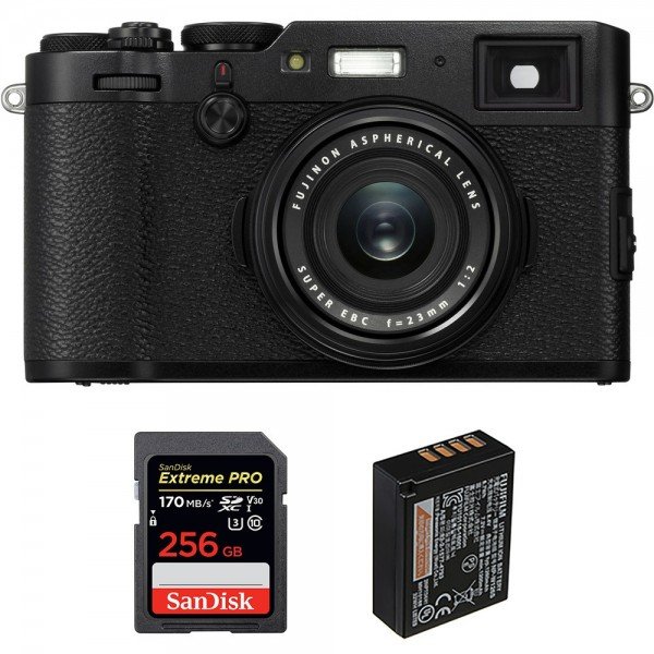 Fujifilm X100F Noir + SanDisk 256GB Extreme Pro UHS-I SDXC 170 MB/s + Fujifilm NP-W126S + Sac|MCZ DIRECT