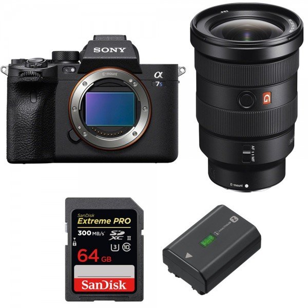 Sony A7S III + FE 16-35mm f/2.8 GM + SanDisk 64GB Extreme PRO UHS-II SDXC 300 MB/s + Sony NP-FZ100 - Cámara mirrorless|MCZ DIRECT