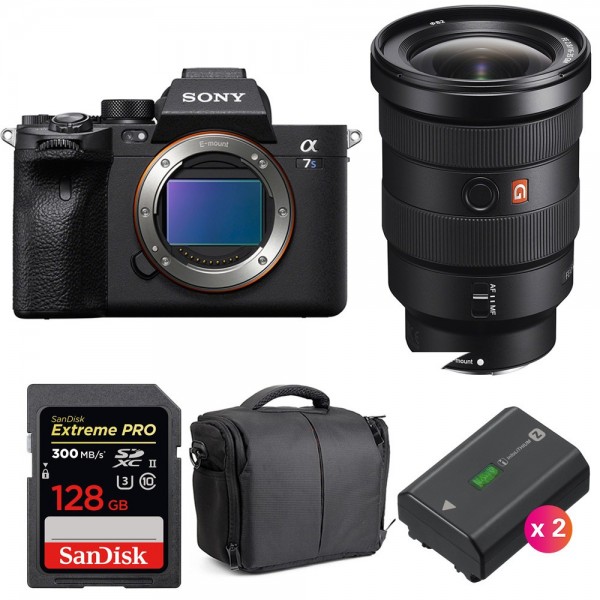 Sony A7S III + FE 16-35mm f/2.8 GM + SanDisk 128GB Extreme PRO UHS-II 300 MB/s + 2 NP-FZ100 + Bolsa - Cámara mirrorless-1