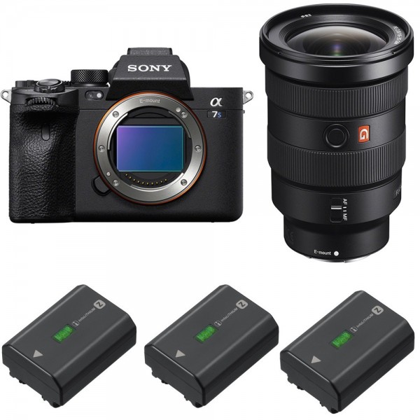 Sony A7S III + FE 16-35mm f/2.8 GM + 3 Sony NP-FZ100 - Cámara mirrorless|MCZ DIRECT