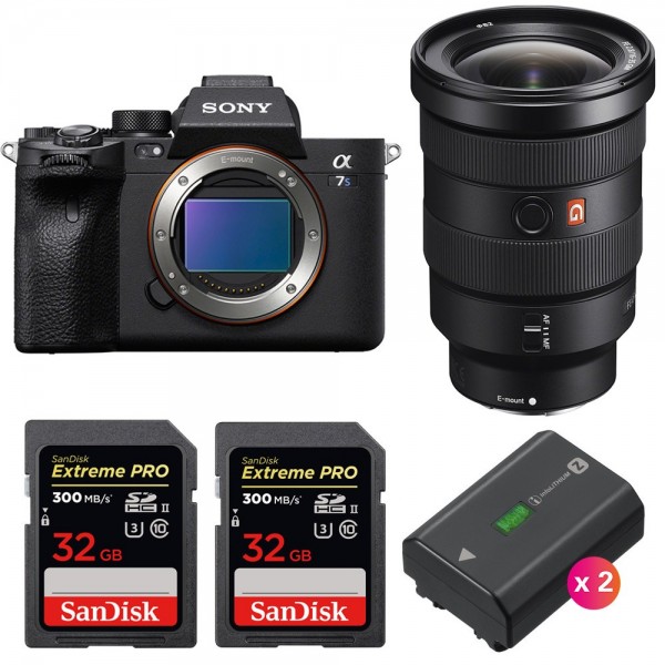 Sony A7S III + FE 16-35mm f/2.8 GM + 2 SanDisk 32GB Extreme PRO UHS-II 300 MB/s + 2 Sony NP-FZ100 - Cámara mirrorless-1