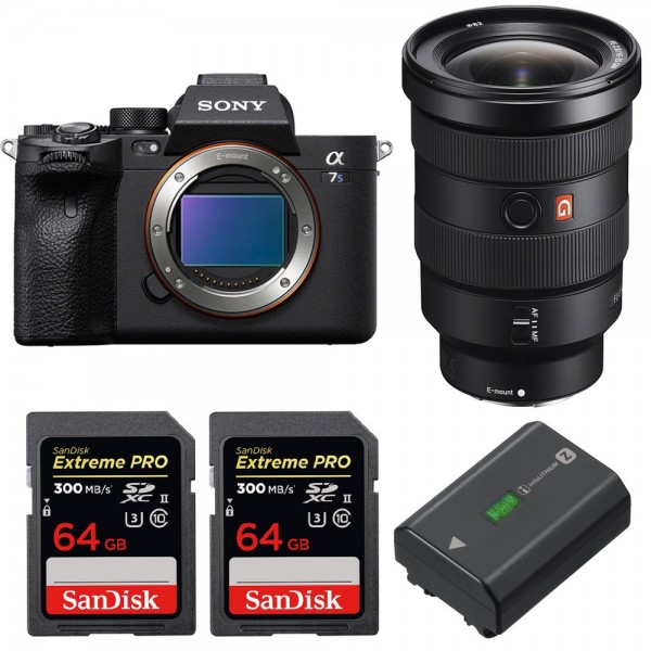 Sony A7S III + FE 16-35mm f/2.8 GM + 2 SanDisk 64GB Extreme PRO UHS-II 300 MB/s + 1 Sony NP-FZ100 - Cámara mirrorless-1