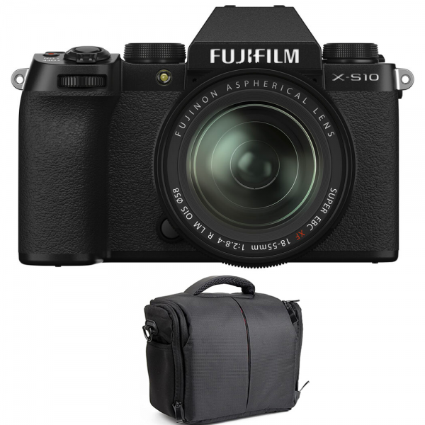 Fujifilm X-S10 + XF 18-55mm f/2.8-4 R LM OIS + Camera Bag|MCZ DIRECT