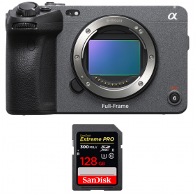 Sony FX3 Camera Cinéma + SanDisk 128GB Extreme PRO UHS-II SDXC 300 MB/s - Caméra compacte Plein Format-1