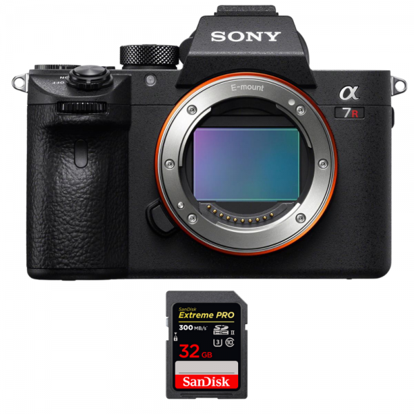 Sony Alpha 7R IVA Body + 1 SanDisk 32GB Extreme PRO UHS-II SDXC 300 MB/s - Mirrorless camera|MCZ DIRECT