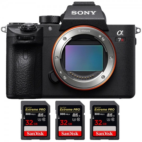 Sony Alpha 7R IVA Body + 3 SanDisk 32GB Extreme PRO UHS-II SDXC 300 MB/s - Mirrorless camera-1