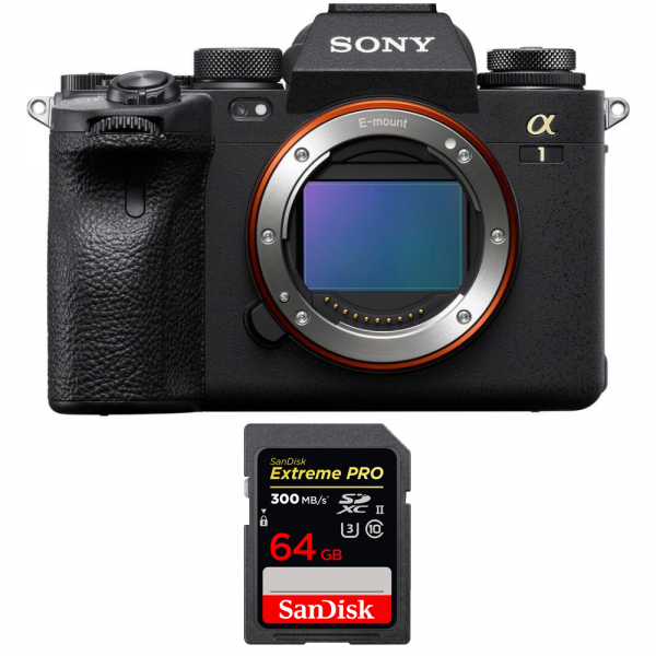 Sony A1 + 1 SanDisk 64GB Extreme PRO UHS-II SDXC 300 MB/s - Appareil Photo Professionnel-1