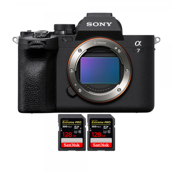 Sony Alpha 7 IV Body + 2 SanDisk 128GB Extreme PRO UHS-II SDXC 300 MB/s-1