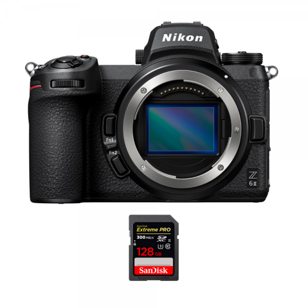 Nikon Z6 II Cuerpo + 1 SanDisk 128GB Extreme PRO UHS-II SDXC 300 MB/s - Cámara mirrorless|MCZ DIRECT