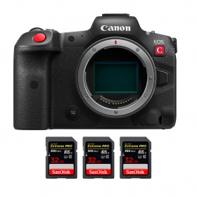 Canon EOS R5 C Cuerpo + 3 SanDisk 32 GB Extreme PRO UHS-II SDXC 300 MB/s-1