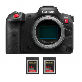 Canon EOS R5 C Cuerpo + 2 SanDisk 64 GB Extreme PRO CFexpress Tipo B-1