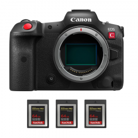 Canon EOS R5 C Cuerpo + 3 SanDisk 64 GB Extreme PRO CFexpress Tipo B-1