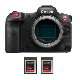 Canon EOS R5 C cuerpo + 2 SanDisk 256 GB Extreme PRO CFexpress Tipo B-1