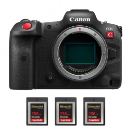 Canon EOS R5 C Cuerpo + 3 SanDisk 256 GB Extreme PRO CFexpress Tipo B-1