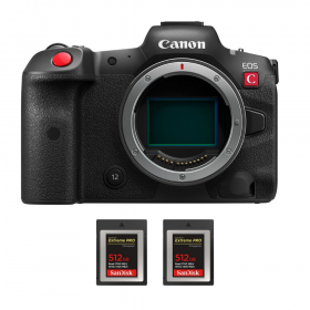 Canon EOS R5 C Cuerpo + 2 SanDisk 512 GB Extreme PRO CFexpress Tipo B-1