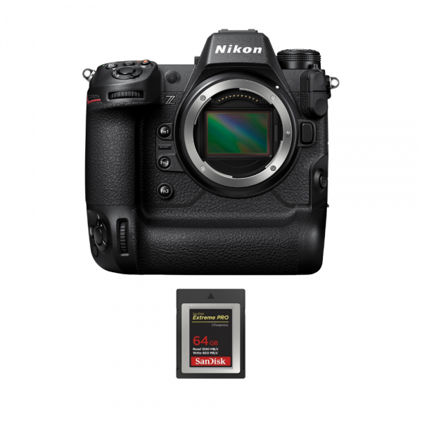 Nikon Z9 Body + 1 SanDisk 64GB Extreme PRO CFexpress Type B|MCZ DIRECT