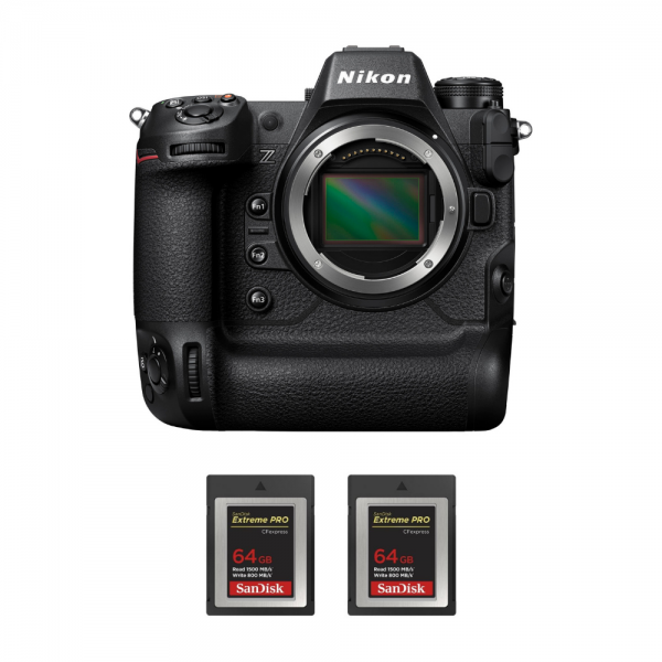 Nikon Z9 Body + 2 SanDisk 64GB Extreme PRO CFexpress Type B|MCZ DIRECT