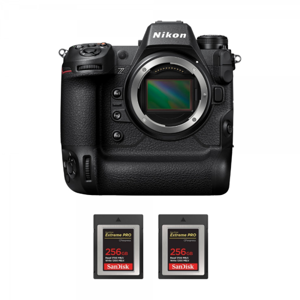 Nikon Z9 Nu + 2 SanDisk 256GB Extreme PRO CFexpress Type B - Appareil Photo Professionnel|MCZ DIRECT