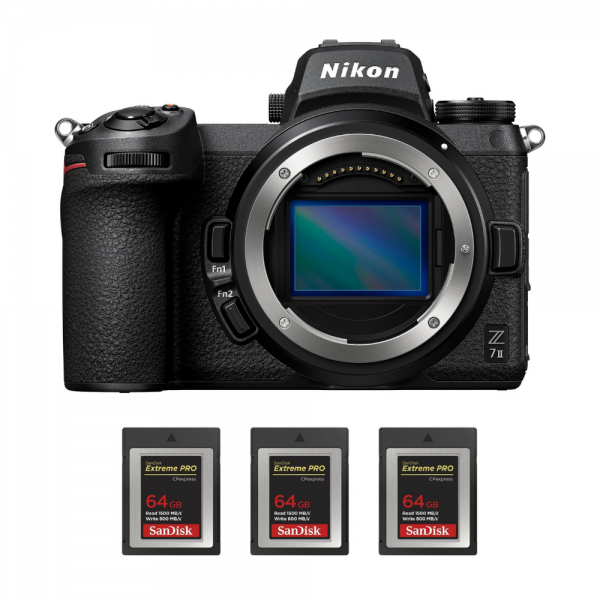 Nikon Z7 II Body + 3 SanDisk 64GB Extreme PRO CFexpress Type B-1