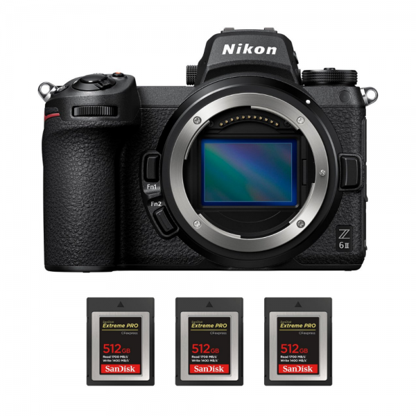 Nikon Z6 II Cuerpo + 3 SanDisk 512GB Extreme PRO CFexpress Type B-2