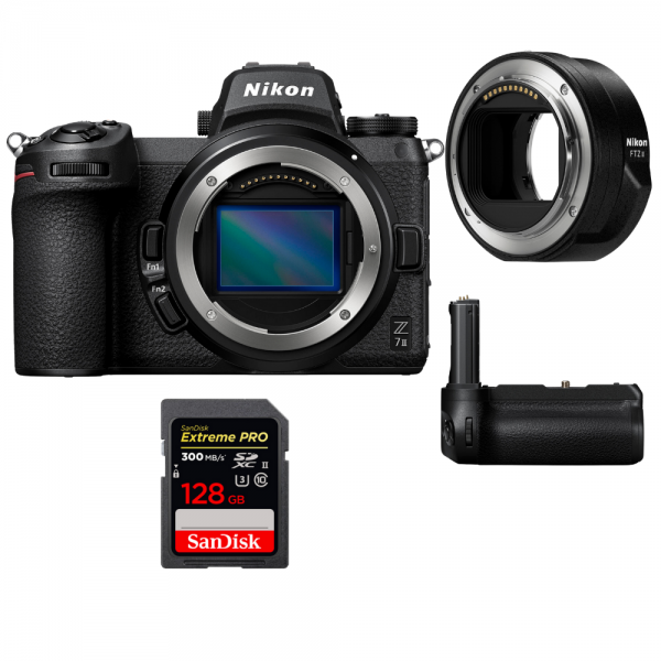 Nikon Z7 II + Nikon FTZ II + Grip Nikon MB-N11 + 1 SanDisk 128GB Extreme PRO UHS-II SDXC 300 MB/s-1