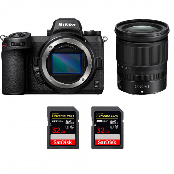 Nikon Z6 II + Z 24-70mm f/4 S + 2 SanDisk 32GB Extreme PRO UHS-II SDXC 300 MB/s-1