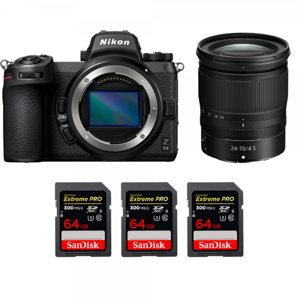 Nikon Z6 II + Z 24-70mm f/4 S + 3 SanDisk 64GB Extreme PRO UHS-II SDXC 300 MB/s-1