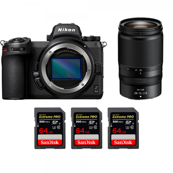 Nikon Z6 II + Z 28-75mm f/2.8 + 3 SanDisk 64GB Extreme PRO UHS-II SDXC 300 MB/s-1