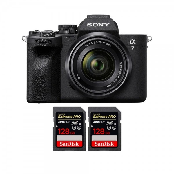 Sony A7 IV + FE 28-70mm F3.5-5.6 OSS + 2 SanDisk 128GB Extreme PRO UHS-II SDXC 300 MB/s - Cámara mirrorless-1