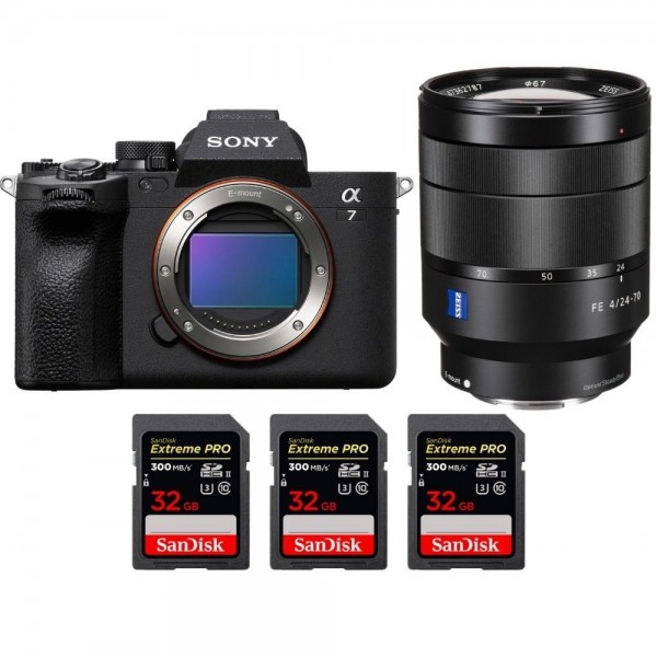 Sony A7 IV + FE 24-70mm f/4 ZA OSS + 3 SanDisk 32GB Extreme PRO UHS-II SDXC 300 MB/s - Cámara mirrorless-1